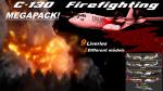 P3D/FSX  C-130 Aerial Firefighting Repaint Megapack